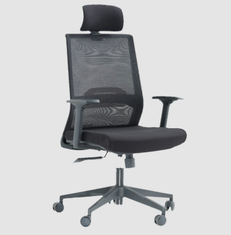 Cadeira Para Escritório ELITE FLEX Presidente - Assento Estofado / Encosto Em Tela - Cadeiras Home Office *com Encosto De Cabeça M33-7043P