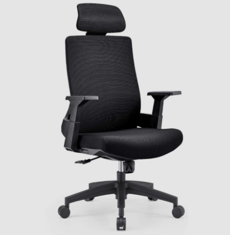 Cadeira Para Escritório ELITE FLEX PLUS Presidente *com Encosto De Cabeça - Assento Estofado / Encosto Estofado - Cadeiras Home Office M33-R2P