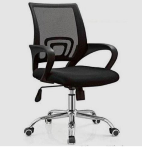 Cadeira Para Escritório ELITE Diretor | Tela Mesh - Assento Estofado, Base Cromada - Cadeira Home Office SUPER OFERTA! M33750D
