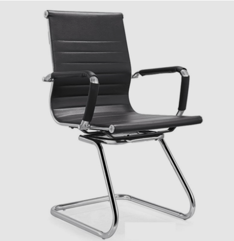 Cadeira Skylux Esteirinha Aproximação - Estrutura Fixa Sky Cromada - Oferta *Preta M33728F