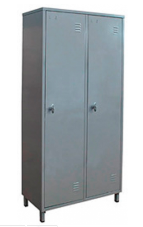 Roupeiro De Aço Militar Exército Fepom 2 Portas Chapa #24 (GRP-02 FEPOM)